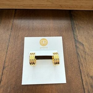 Gorjana Gold Hoop Earrings- Brand New!